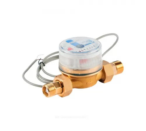 Счётчик х/в крыльчатый одноструйный Ду 15 Ру10 Qn=1,5 м3/ч 30С L=80мм резьба импульсный Б/К IP54 WFK24 Итэлма