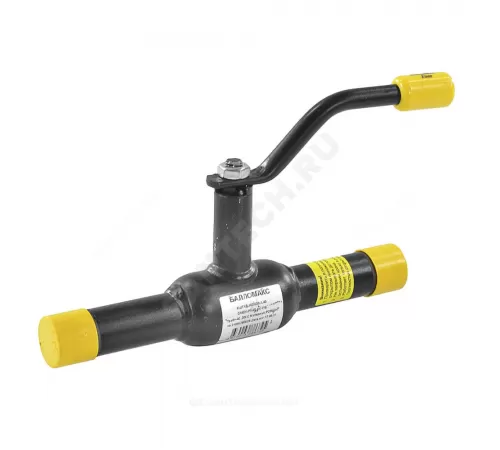 Кран шаровой сталь 09Г2С Ballomax КШТ 60.102 Ду 40 Ру40 п/привар L=260мм BROEN КШТ 60.102.040.А.40