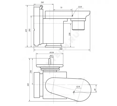Электропривод многооборотный Н-А2-05К А У2 под кулачки 380В IP54 Тулаэлектропривод ТЭ099.058-05М1