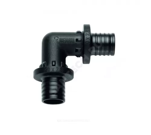 Угольник для PE-X труб аксиальный PPSU Дн 16х90гр RAUTITAN PX Rehau 11600211001