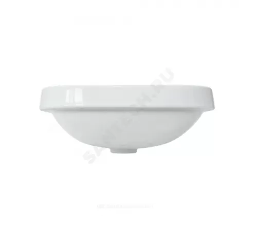Умывальник врезной Infinity Inside 60 без отверстия под смеситель белый Sanita Luxe INF60SLWB01I