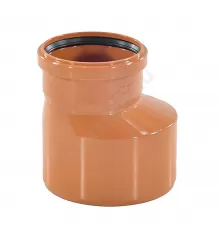 Переход НПВХ эксцентрический коричневый Дн 160х110 б/нап в/к Хемкор 2491098