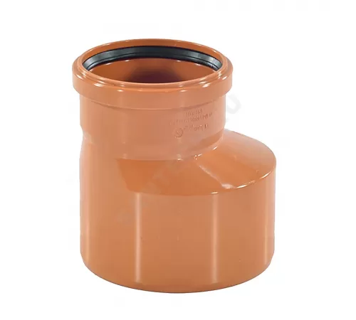 Переход НПВХ эксцентрический коричневый Дн 160х110 б/нап в/к Хемкор 2491098