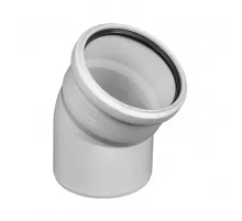 Отвод PP-M бесшумный белый Дн 75х30гр б/нап в/к RTP (РосТурПласт) 35381