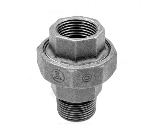 Соединитель прямой американка чугун Ду 20 (3/4") ВР/НР Fittex PLUS