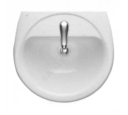 Умывальник подвесной Соната 54 1 отверстие под смеситель по центру крап на белом Santeri 1.3111.2.S01.11B.0