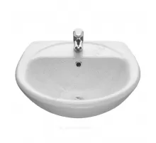 Умывальник подвесной Соната 54 1 отверстие под смеситель по центру крап на белом Santeri 1.3111.2.S01.11B.0