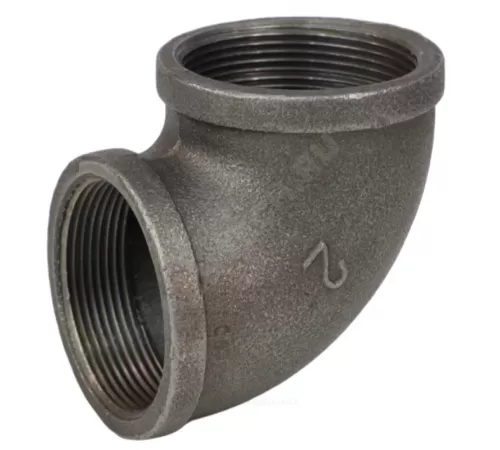 Угольник проходной чугун Ду 80 (3") ВР/ВР Fittex PLUS