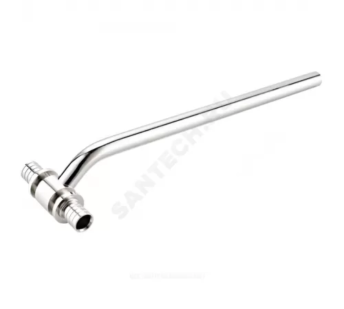 Тройник PE-X/PE-RT для подключения радиатора аксиальный латунь Дн 20х15х16 L=500мм переходной RTP (РосТурПласт) 31319