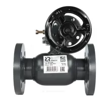 Кран шаровой сталь Jip-R Premium FF Ду 200 Ру16 фл с редуктором Ридан 065N0256GR