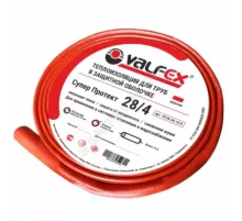 Трубка вспененный полиэтилен 35/4 бухта L=10м Тмакс=95°C в защитной оболочке красный VALFEX VF.35.04.10.R