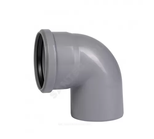 Отвод PP-H серый HT HTB Дн 160х87гр б/нап в/к Ostendorf 117140