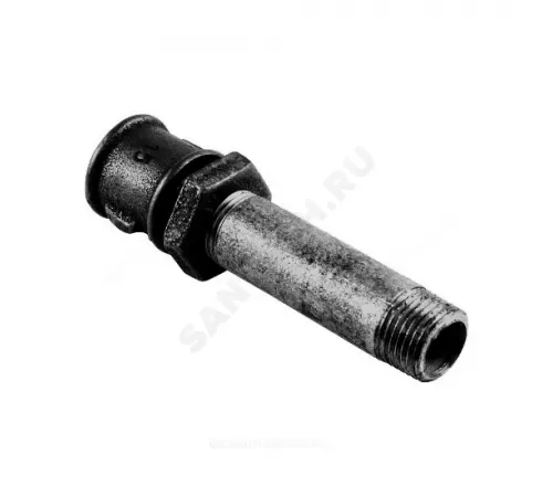 Сгон сталь оц Ду 32 L=130мм в комплекте муфта и контргайка чугун ГОСТ 8969-75 КАЗ