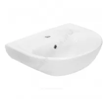 Умывальник подвесной Эталон 55 1 отверстие под смеситель по центру белый Sanita WB.PD/Etalon/55-C/WHT.G/S1