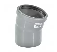 Отвод PP-H серый HT HTB Дн 75х15гр б/нап в/к Ostendorf 113100