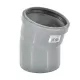 Отвод PP-H серый HT HTB Дн 75х15гр б/нап в/к Ostendorf 113100