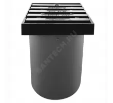 Дождеприемник чугун Д400 с телескопической трубой Ostendorf 635436