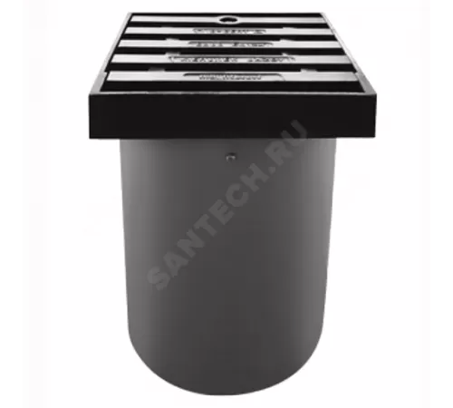 Дождеприемник чугун Д400 с телескопической трубой Ostendorf 635436