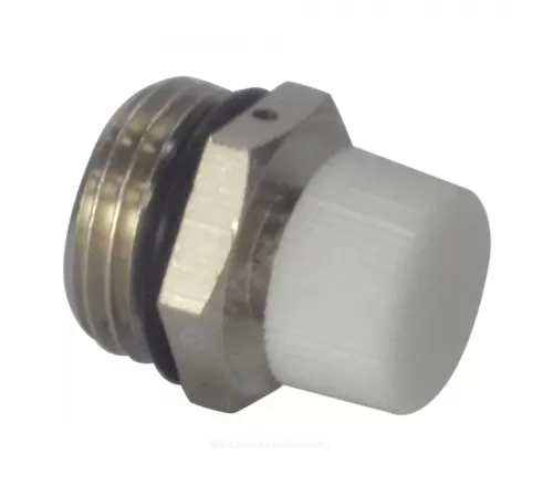 Кран Маевского ручной латунь Ду 15 Ру10 G1/2" НР с колпачком Ogint