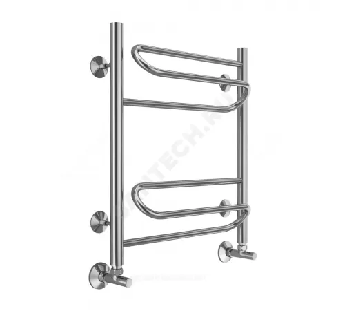 Полотенцесушитель водяной нерж сталь Лесенка (1/2") ВР 500х600мм 6П нижнее подключение Юпитер Терминус 4670078530431