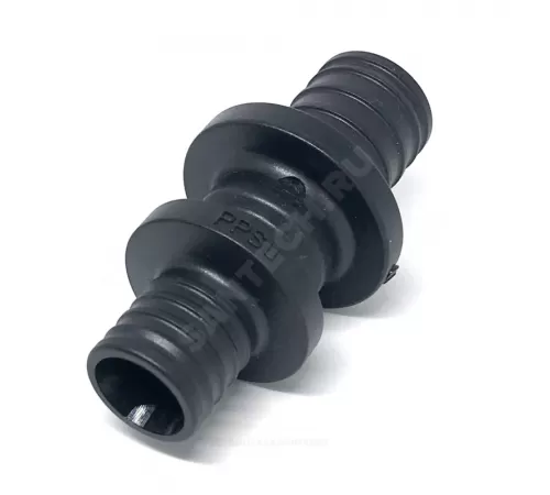 Муфта для PE-X труб аксиальная PPSU Дн 32х25 переходная РОС