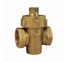 Кран пробко-сальниковый латунь 11б6бк Ду 15 Ру10 G1/2" ВР пробка латунь ККАЗ