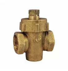 Кран пробко-сальниковый латунь 11б6бк Ду 15 Ру10 G1/2" ВР пробка латунь ККАЗ