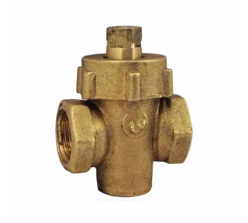 Кран пробко-сальниковый латунь 11б6бк Ду 15 Ру10 G1/2" ВР пробка латунь ККАЗ