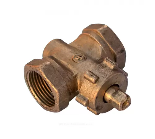 Кран пробко-сальниковый латунь 11б6бк Ду 15 Ру10 G1/2" ВР пробка латунь ККАЗ