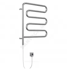 Полотенцесушитель электрический нерж сталь Ш-образный поворотный 75 Вт 450х570мм Терминус 4620768883958