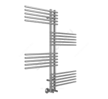 Полотенцесушитель водяной нерж сталь Лесенка (1/2") ВР 535 Вт 70х1000мм 20П нижнее подключение в/к клапана Европа Терминус 4670078530615