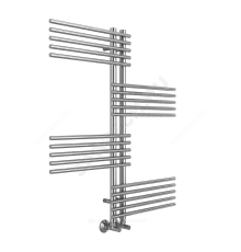 Полотенцесушитель водяной нерж сталь Лесенка (1/2") ВР 535 Вт 70х1000мм 20П нижнее подключение в/к клапана Европа Терминус 4670078530615