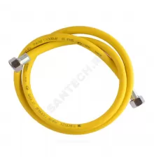 Подводка гибкая для газа ПВХ армированная 1/2" г-г L=1.8м (евро слот) Tuboflex