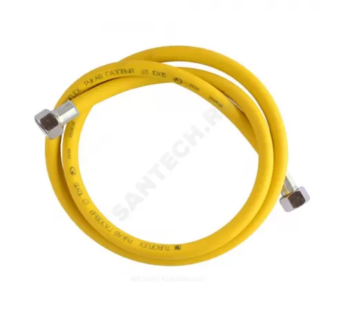 Подводка гибкая для газа ПВХ армированная 1/2" г-г L=4м (евро слот) Tuboflex