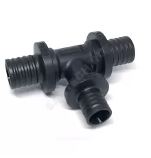 Тройник для PE-X труб аксиальный PPSU Дн 32х25х25 переходной РОС