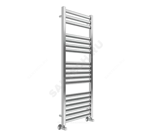 Полотенцесушитель водяной нерж сталь Лесенка (1/2") ВР 750 Вт 500х1400мм 18П нижнее подключение в/к клапана Грета Терминус 4670078530608