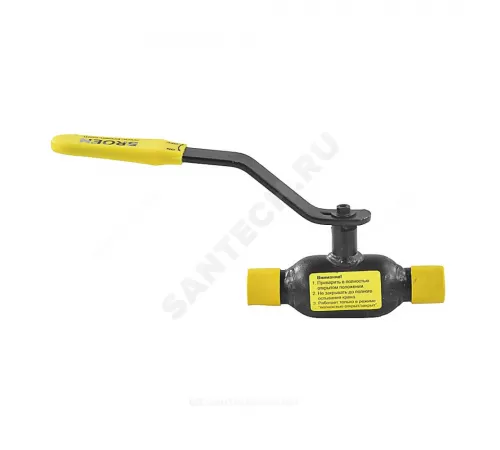 Кран шаровой сталь 09Г2С 11с10фт Ду 80 Ру16 п/привар L=265мм BROEN КШТ 60.002.080.А.16