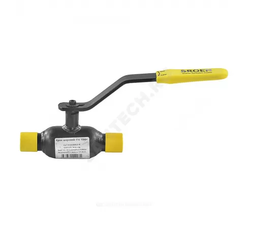 Кран шаровой сталь 09Г2С 11с10фт Ду 80 Ру16 п/привар L=265мм BROEN КШТ 60.002.080.А.16