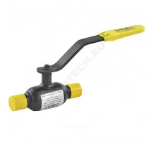 Кран шаровой сталь 09Г2С 11с10фт Ду 80 Ру16 п/привар L=265мм BROEN КШТ 60.002.080.А.16