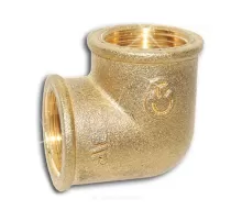 Угольник латунь Ду 25 (1") ВР/ВР Цветлит ZW50099