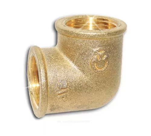 Угольник латунь Ду 25 (1") ВР/ВР Цветлит ZW50099