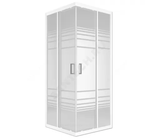 Ограждение душевое Universal 800х800х1850 мм без поддона текстурированное стекло МетаКам KKS_016217