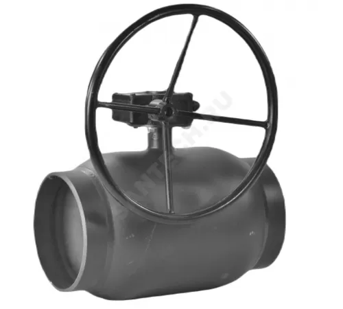 Кран шаровой сталь 11с67п Ду 200 Ру25 п/привар L=430мм с редуктором FORTECA 182.2.200.025