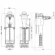 Арматура для бачка сливная/наливная 1/2" боковое подключение кнопка белый 1/реж АНИ Пласт WC8010