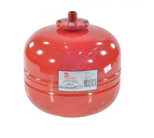 Бак расширительный мембранный для отопления 18 л 5 бар 3/4" НР WRV Wester 0-14-0055