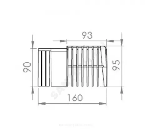 Листвоуловитель PP Дн 160 для парапетных воронок Fachmann 01.069