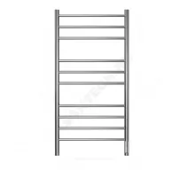 Полотенцесушитель электрический нерж сталь Лесенка 246 Вт 500х1050мм 10П со встроенным диммером справа Аврора Терминус 4670078544360