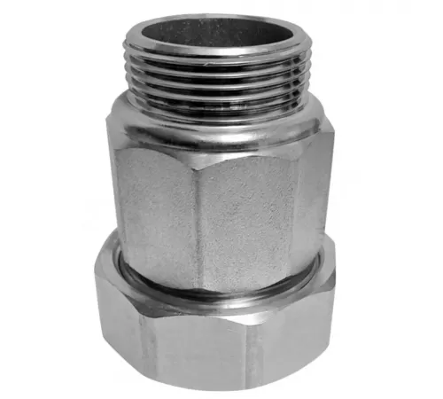 Муфта сталь оц Ду 50 2" НР/обжим Дн 56,4-58,0 SantechSystems