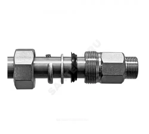 Муфта сталь оц Ду 50 2" НР/обжим Дн 56,4-58,0 SantechSystems