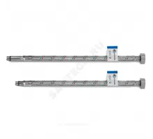 Подводка гибкая для смесителя нержавеющая оплетка М10-1/2" г-ш L=0.6м пара AQUALINE 04833